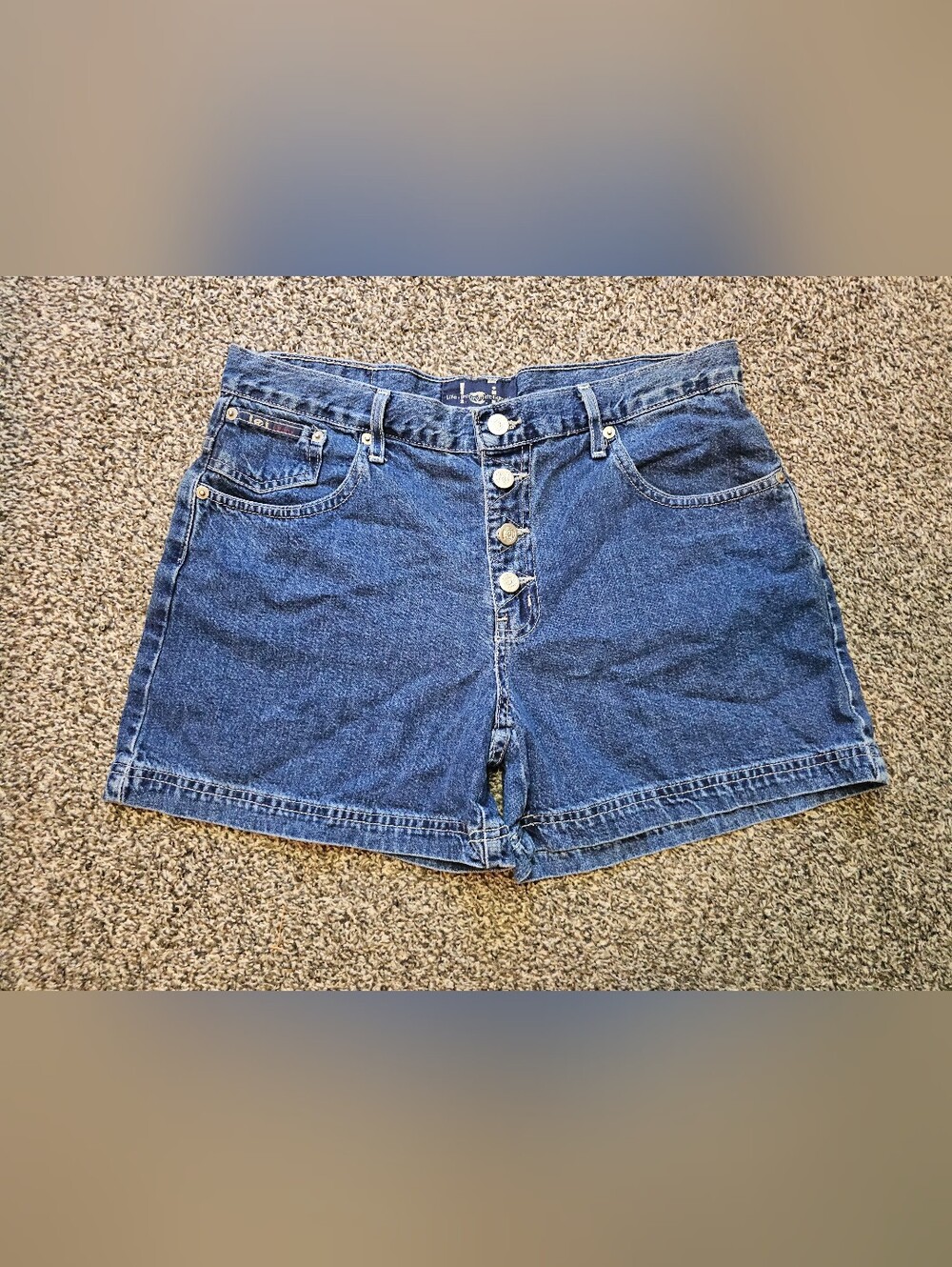 Vintage L.E.I Blue Denim Jean Shorts sz 11